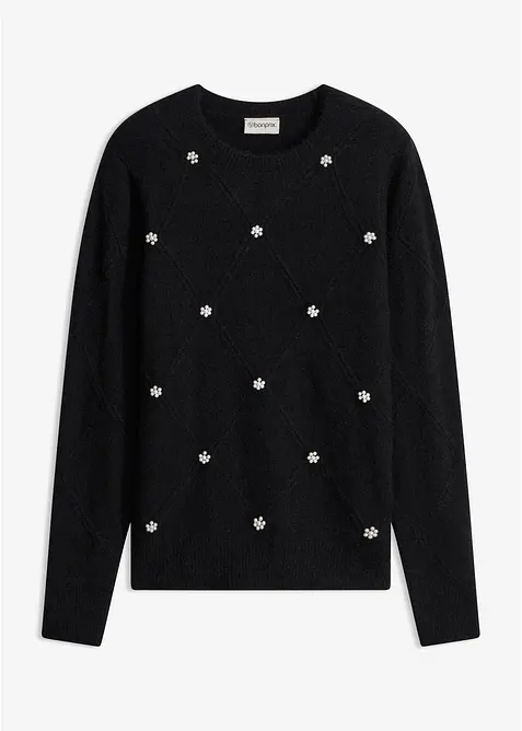 Pull &agrave; col rond, bonprix
