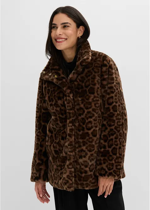 Veste en peluche, bonprix