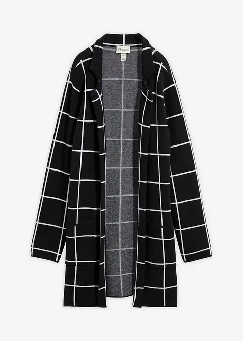 Gilet long en maille, bonprix