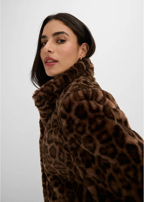Veste en peluche, bonprix
