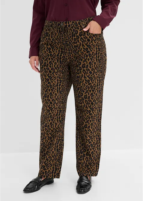 Pantalon en coton extensible, bonprix
