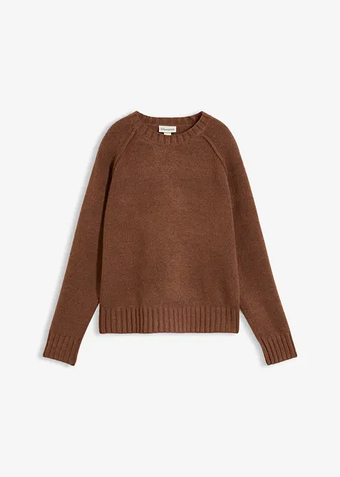 Pull en maille &agrave; manches raglan, bonprix