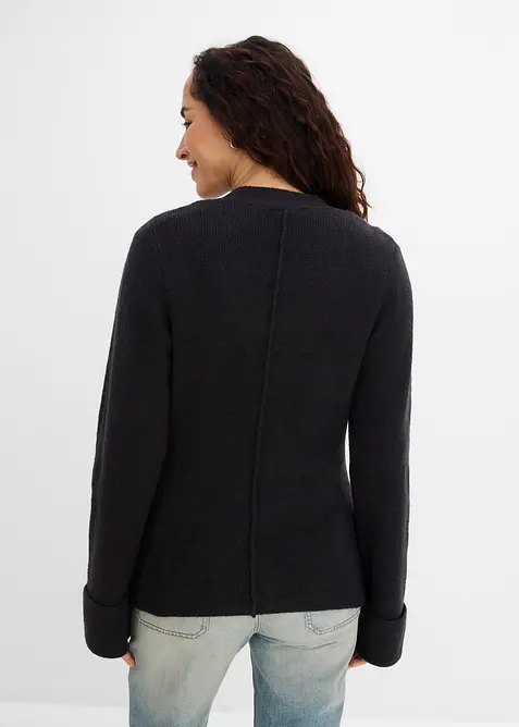 Gilet cintr&eacute; en fine maille, bonprix