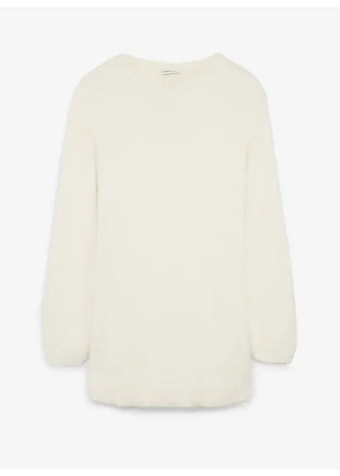 Pull de grossesse 2en1 effet peluche avec fentes d&rsquo;allaitement, bonprix