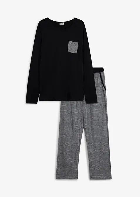Pyjama avec pantalon en flanelle, bonprix
