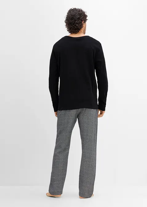 Pyjama avec pantalon en flanelle, bonprix