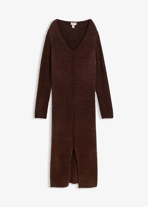 Midi-Strickkleid aus Hairy Knit, bonprix