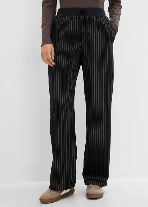 Jersey-Hose aus Punto di Roma, bonprix