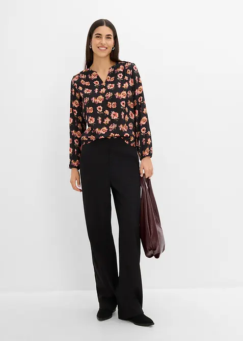 Bluse aus flie&szlig;endem Viskose-Mix, bonprix
