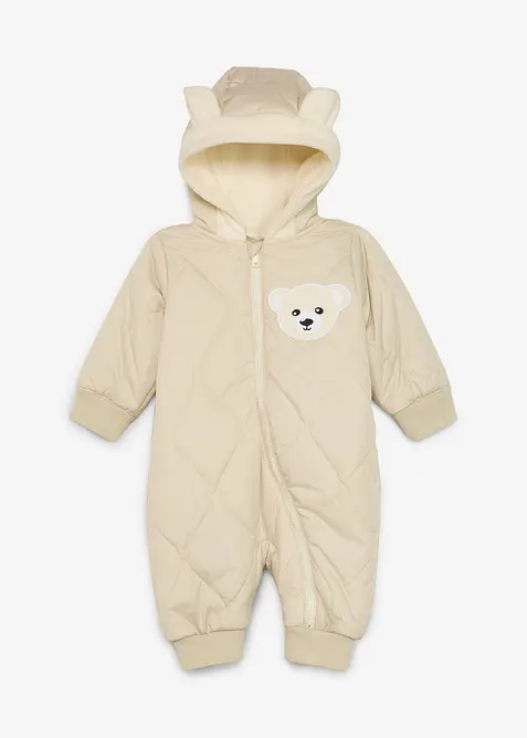 Combinaison b&eacute;b&eacute; chaudement rembourr&eacute;e, d&eacute;perlante et coupe-vent, bonprix