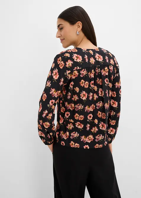 Bluse aus flie&szlig;endem Viskose-Mix, bonprix