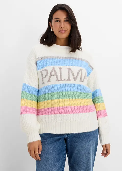 Pull avec laine, bonprix
