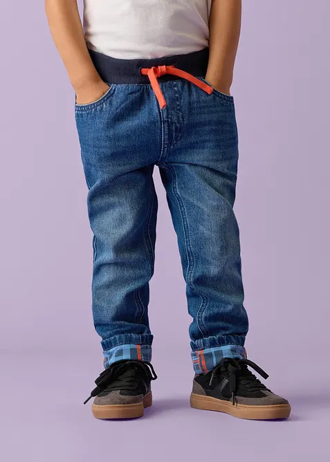 Jean Lurchi Regular Fit avec doublure chaude en jersey, Straight, Lurchi