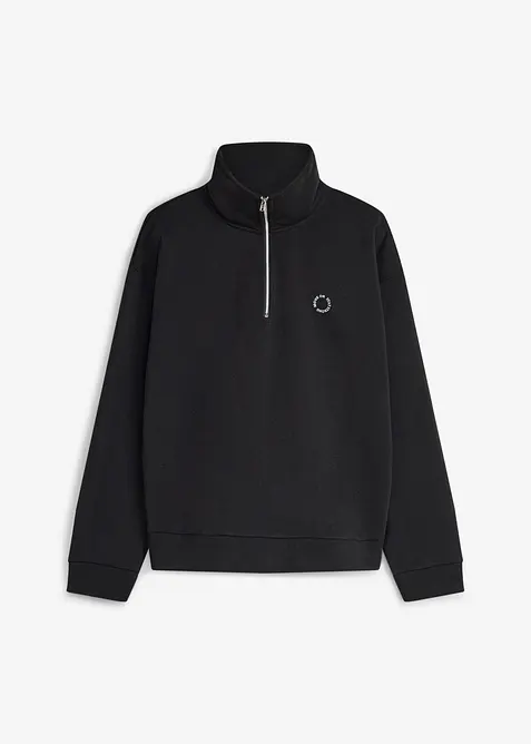 Sweat chaud &agrave; col zipp&eacute;, s&eacute;chage rapide, bonprix