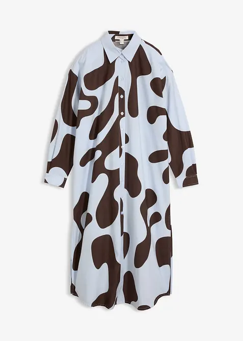 Robe-chemise 100% coton, bonprix