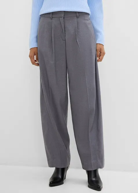 Pantalon Barrel fluide, bonprix