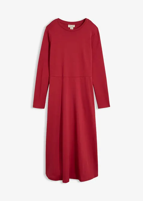 Robe midi en coton &eacute;pais, bonprix