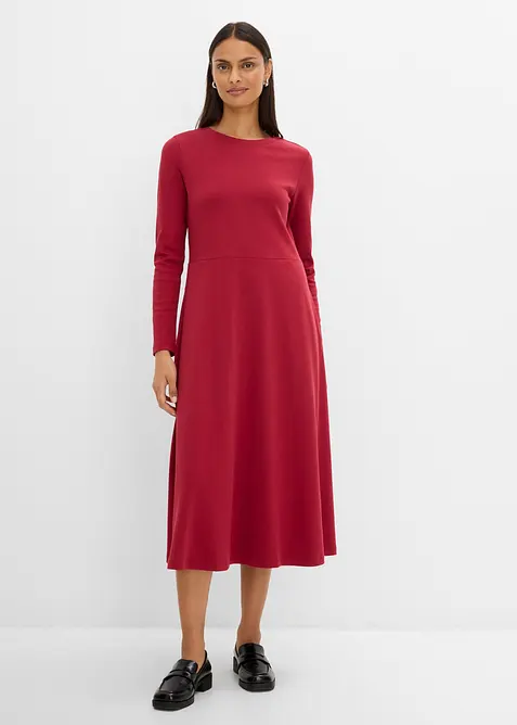 Robe midi en coton &eacute;pais, bonprix