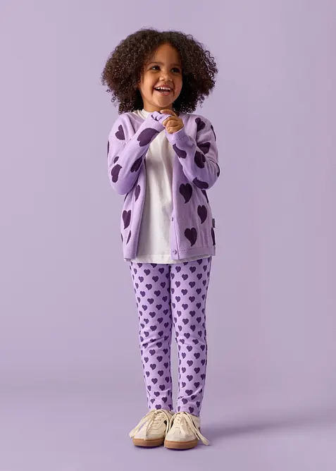 Lot de 2&nbsp;leggings thermiques Lurchi en coton doux, Lurchi