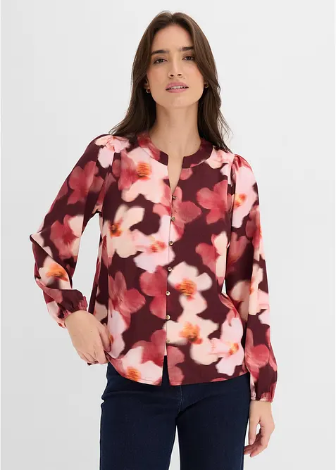 Blouse en cr&ecirc;pe textur&eacute;, bonprix