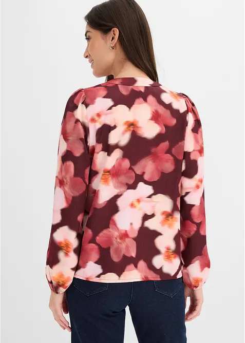 Blouse en cr&ecirc;pe textur&eacute;, bonprix