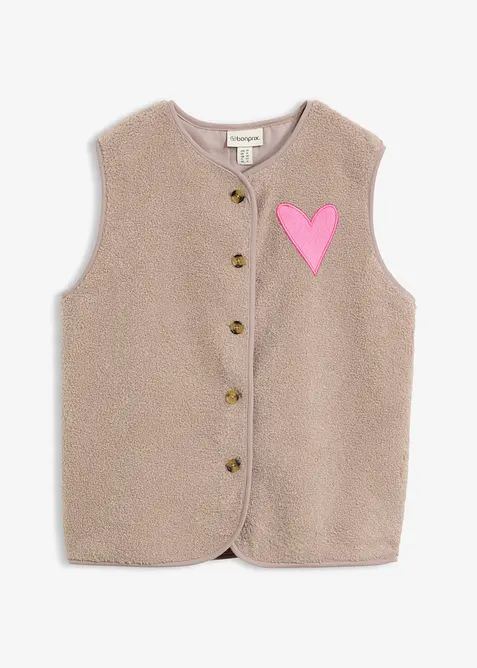 Gilet sans manches en sherpa, bonprix