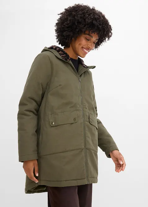 Parka doubl&eacute;e sherpa, bonprix