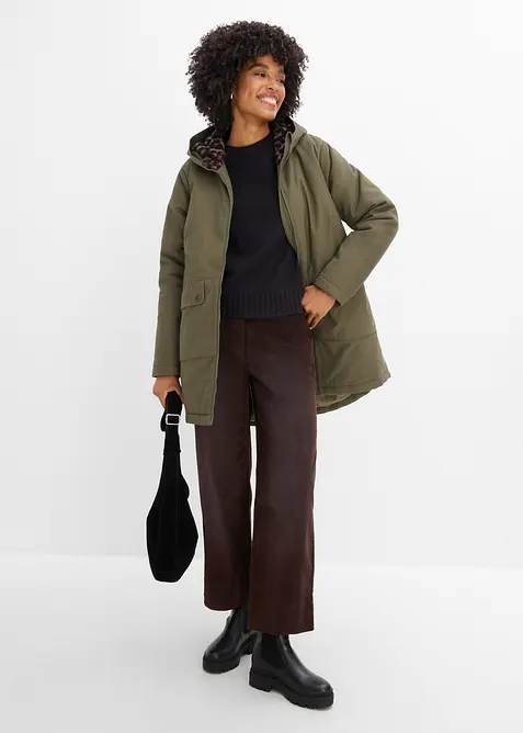 Parka doubl&eacute;e sherpa, bonprix