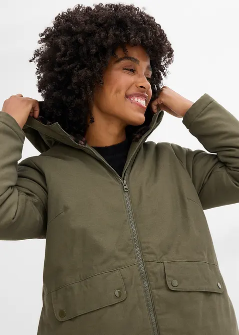 Parka doubl&eacute;e sherpa, bonprix