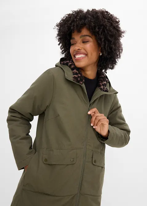 Parka doubl&eacute;e sherpa, bonprix