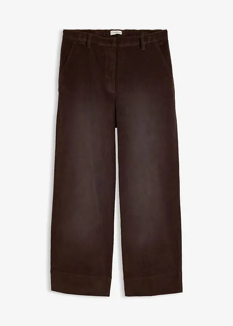 High-Waist Cordhose aus Baumwoll-Mix, bonprix
