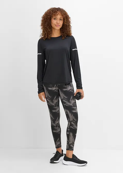 Sport-Shirt mit reflektierenden Details (2er Pack), schnelltrocknend, bonprix
