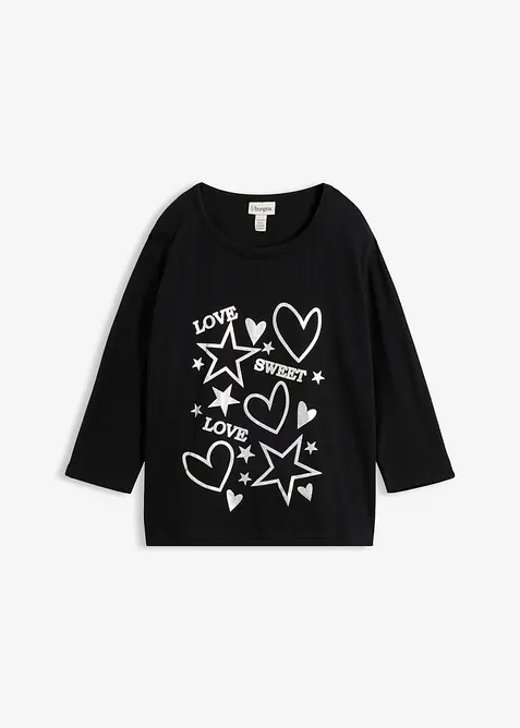 Oversize-Shirt aus Baumwoll-Mix, bonprix