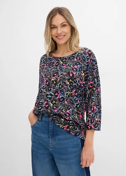 Oversize-Shirt aus Baumwoll-Mix, bonprix