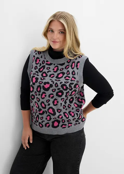 Pullunder mit Hairy-Garn, bonprix