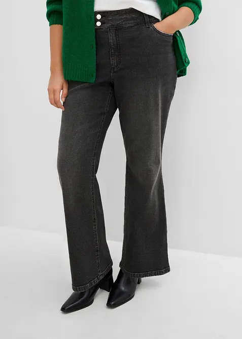 Bootcut-Jeans, High Waist, bonprix