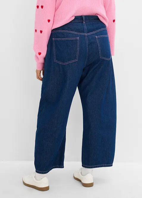 Barrel-Jeans High Waist, bonprix