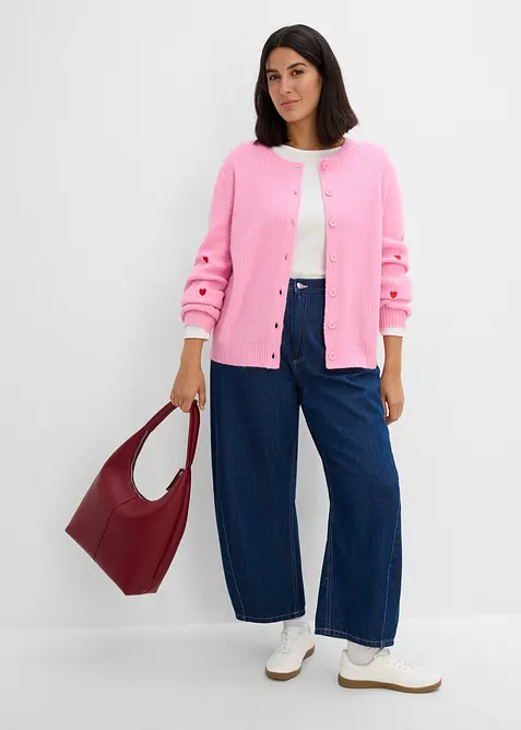 Barrel-Jeans High Waist, bonprix