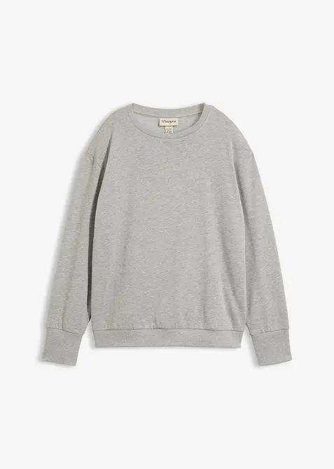 Sweat oversize et doux, coton majoritaire, bonprix