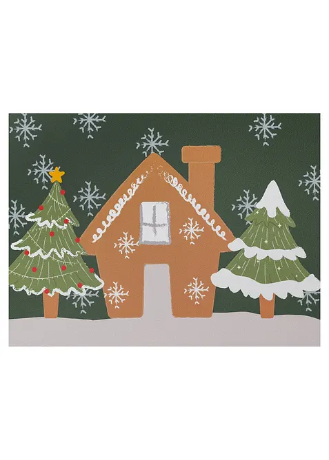 Paillasson lavable motif de No&euml;l, bonprix