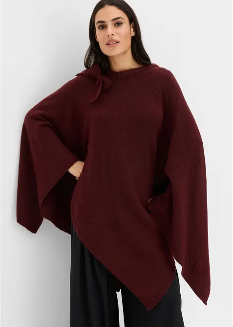 Poncho avec n&oelig;ud, bonprix