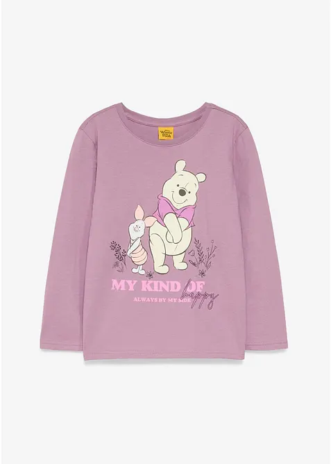 T-shirt manches longues Winnie l&rsquo;ourson 100% coton, Winnie The Pooh