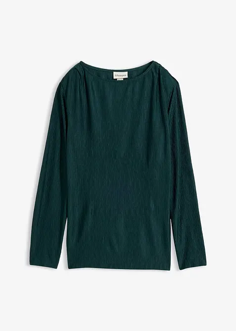 Langarmshirt mit Struktureffekt, bonprix