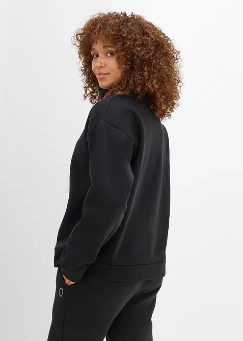 Sweat chaud &agrave; col zipp&eacute;, s&eacute;chage rapide, bonprix