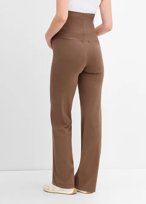 Pantalon jersey de grossesse 2en1 avec ceinture rabattable, bonprix