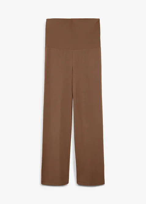 Pantalon jersey de grossesse 2en1 avec ceinture rabattable, bonprix