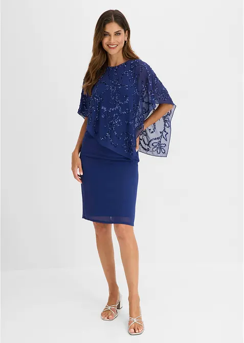 Robe de cocktail &agrave; sequins, bonprix
