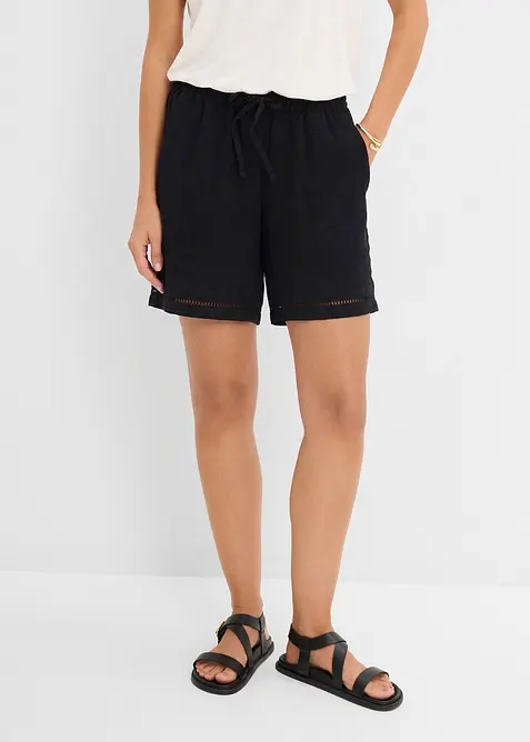 Schlupf Bermuda aus Viskose-Mix, bonprix