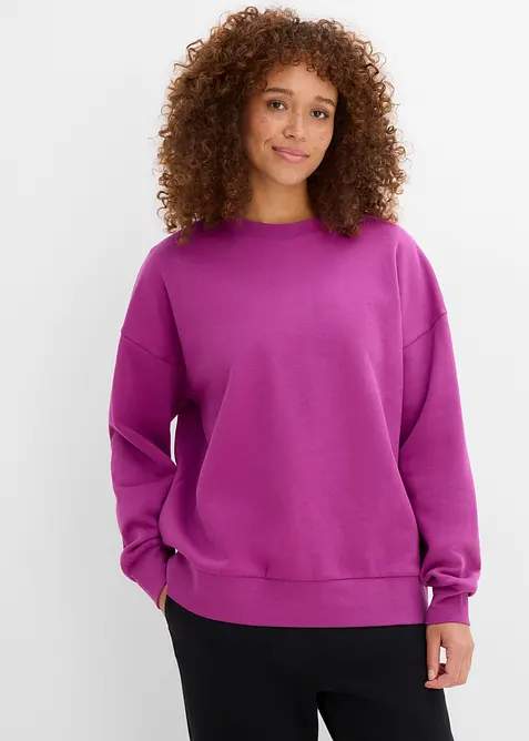 Sweat oversize 100% coton, bonprix
