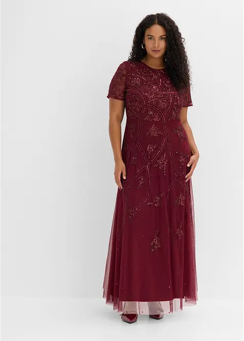 Abendkleid mit Paillettenstickerei, bonprix
